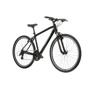 Велосипед KROSS Evado 2.0 28 L 2024 Черный/голубой